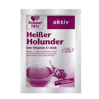 doppelherz -  DOPPELHERZ AKTIV HEIBER HOLUNDER (HOT ELDERBERRY), granulės paketėliuose, 10 vnt. - 2 nuotrauka
