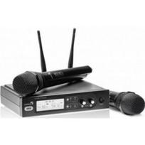 Mikrofonas LIVESTAR UX2 dviejų kanalų bevielis radijo mikrofono komplektas 863.1 MHz, 864.3 MHz