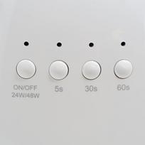 led lampa nagams - Nagų lempa Osom Professional LED Gel Lamp Hybrid UV, balta - 3 nuotrauka