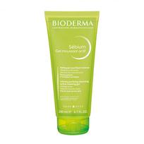 bioderma sebium - Valomasis odos gelis spuoguotai ir riebiai odai Bioderma Sebium, 200 ml - 1 nuotrauka