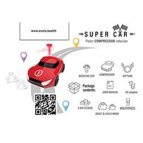 evolu inhaliatorius -  EVOLU kompresorinis inhaliatorius SUPER CAR, 1 vnt. - 2 nuotrauka