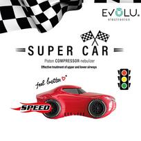 evolu inhaliatorius -  EVOLU kompresorinis inhaliatorius SUPER CAR, 1 vnt. - 3 nuotrauka