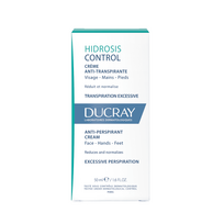 DUCRAY rankų ir pėdų kremas nuo gausaus prakaitavimo HIDROSIS CONTROL, 50 ml