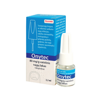 lakai nagams - ONYTEC, 3,3ml, Nagų lakas, N1 - 2 nuotrauka