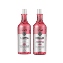 inoar - INOAR Resistance Flor de Lotus Duo Kit - plaukus drėkinantis priemonių rinkinys 2x1000 ml - 1 nuotrauka