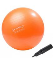 gimnastikos kamuolys 55 cm - HMS YB02 oranžinis, 55cm - 1 nuotrauka