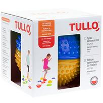 lavinamieji kamuoliukai - Masažinis kamuolys Tullo Half-Ball Balance, mėlynas/geltonas - 3 nuotrauka