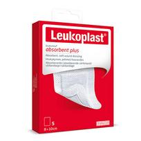  LEUKOPLAST LEUKOMED ABSORBENT PLUS, sterilus absorbuojantis pleistras, 8 x 10 cm, 5 vnt.