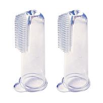 silikoniniai pirstu -  MARIA dantų šepetėlis kūdikiui BABY FINGER TOOTHBRUSHES, 2 vnt. - 2 nuotrauka