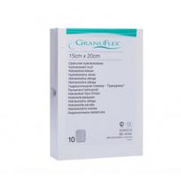 granuflex - GRANUFLEX hidrokoloidinis tvarstis, 15 x 20 cm, 10 vnt. - 1 nuotrauka