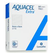 aquacel extra -  CONVATEC AQUACEL EXTRA, tvarstis, 5 x 5 cm, 10 vnt. - 1 nuotrauka
