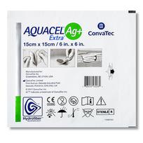 aquacel ag - AQUACEL AG + EXTRA 15cm X 15cm, 5vnt. (413568) - 2 nuotrauka