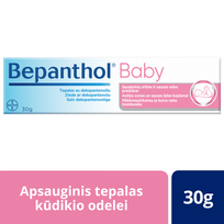 dekspantenol -  BEPANTHOL BABY, tepalas, 30 g - 2 nuotrauka