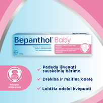 dekspantenol -  BEPANTHOL BABY, tepalas, 30 g - 4 nuotrauka