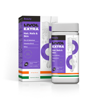  LIVOL EXTRA maisto papildas plaukams, odai, nagams, 90 tablečių