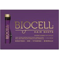 keratino papildai - BIOCELL Hair Shots 25 ml, N14 - 3 nuotrauka