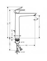 aukstas maisytuvas - Hansgrohe Talis E 240, 71716000 - 3 nuotrauka