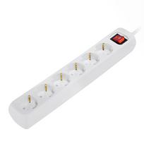 1 lizdo ilgintuvas 1 m - Hama Power Strip 6 Outlet 1.4m White - 1 nuotrauka