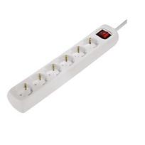 1 lizdo ilgintuvas 1 m - Hama Power Strip 6 Outlet 1.4m White - 2 nuotrauka