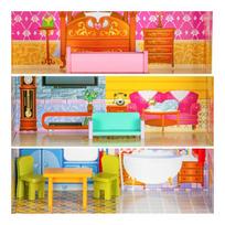 lele - Lėlių namelis EcoToys Doll House 10720627 - 4 nuotrauka