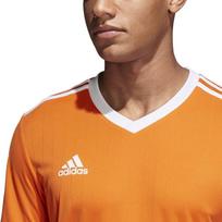 futbolo marskineliai vyrams - Marškinėliai vyrams Adidas oranžinė - 4 nuotrauka