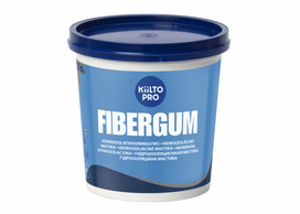 hidroizoliacine mastika - Mastika hidroizoliacinė Kiilto FIBERGUM, vidaus darbams, 1.3-20kg : Pakuotė - 20 kg - 1 nuotrauka