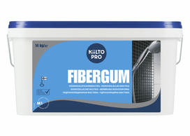 hidroizoliacine mastika - Mastika hidroizoliacinė Kiilto FIBERGUM, vidaus darbams, 1.3-20kg : Pakuotė - 14 kg - 3 nuotrauka