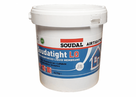 betonas skystas - Mastika garo izoliacinė Soudal SOUDATIGHT LQ, 4.5kg (įv.spalvos) : Spalva - Balta, Pakuotė - 4,5 kg - 1 nuotrauka