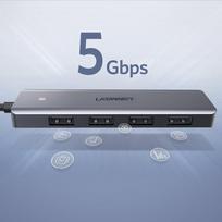 ugreen adapter usb c - Ugreen CM219 / USB 3.0, USB-C, micro USB, pilkas - 3 nuotrauka