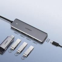 ugreen adapter usb c - Ugreen CM219 / USB 3.0, USB-C, micro USB, pilkas - 6 nuotrauka