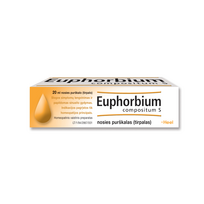 nosies lasai tirpalas - EUPHORBIUM COMPOSITUM S, 20 ml, nosies purškalas, tirpalas, N1 - 2 nuotrauka