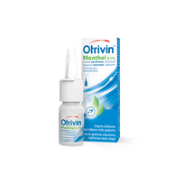 otrivin - Otrivin Menthol, 1mg/ml, 10 ml, nosies purškalas, tirpalas, N1 - 2 nuotrauka