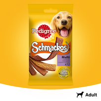 pedigree - PEDIGREE Schmackos 12 szt. šunų skanėstai su jautiena 86 g - 2 nuotrauka