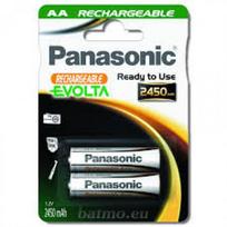 Panasonic Evolta P-6E rechargeable battery 2 x AA 2450mAh