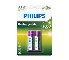 kraunami aa elementai - Įkraunami Elementai Philips AA“ 2600 mAh - 1 nuotrauka