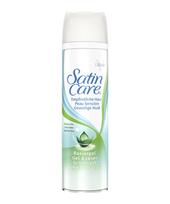 satin care - Gillette SatinCare Sensitive Shave Gel Aloe Vera skutimosi želė moterims 200 ml. - 1 nuotrauka