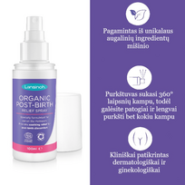 po gimdymo higienos - Lansinoh ekologiškas intymios higienos purškalas po gimdymo 100 ml - 1 nuotrauka