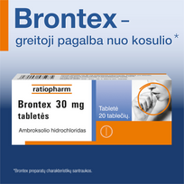 tabletes - Brontex, 30mg, Tabletės, N20 - 2 nuotrauka