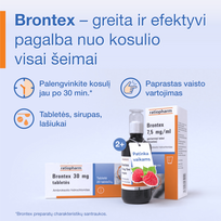 tabletes - Brontex, 30mg, Tabletės, N20 - 3 nuotrauka