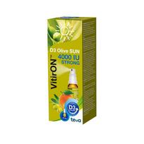 vitaminai - VITIRON™ D3 OLIVE SUN 4000 IU, apelsinų skonio, 10 ml - 1 nuotrauka