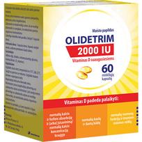 vitaminas d 2000 - Olidetrim 2000TV minkštosios kapsulės N60 - 1 nuotrauka