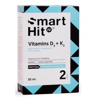 vitaminai - SmartHit IV Vitamins D3 + K2, 30 ml - 2 nuotrauka
