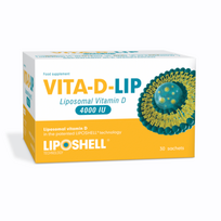 liposominiai vitaminai -  VITA-D-LIP liposominis vitaminas D 4000TV, 30 pakelių - 2 nuotrauka