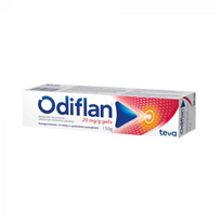 raumenu skausmo -  ODIFLAN, 20 mg/g, 50 g, Gelis, N1 - 1 nuotrauka