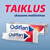 raumenu skausmo -  ODIFLAN, 20 mg/g, 50 g, Gelis, N1 - 2 nuotrauka