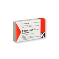 zvakutes - POSTERISAN FORTE, 10 vnt., žvakutės, N10 - 2 nuotrauka