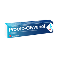 hemorojus - Procto-Glyvenol 50 mg/20 mg/g tiesiosios žarnos kremas 30 g - 1 nuotrauka