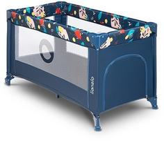 lionelo maniezas - Maniežinė lovytė Lionelo Stefi, Blue Navy - 1 nuotrauka