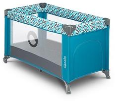 lionelo maniezas - Maniežinė lovytė Lionelo Stefi, Turquoise - 1 nuotrauka