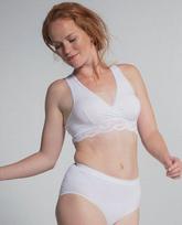 Pirkti Liemenėlė maitinančioms Carriwell Organic Crossover, White - Photo 1